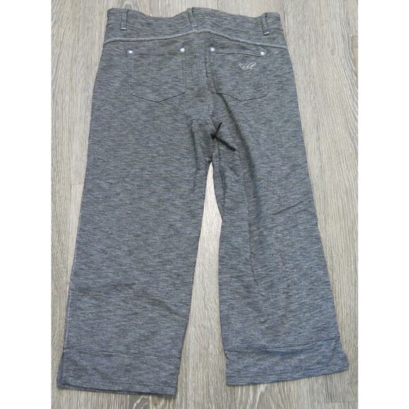 KUHL Born in the Mountains Crop  Pants Size 12 Women Athleisure Gray Gorpcore - Picture 3 of 9